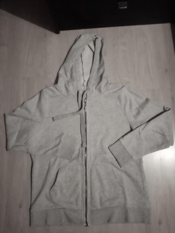 C&A : grijs vest met kap hoodie ritssluiting sweatshirt , M, Kleding | Dames, Sportkleding, Zo goed als nieuw, Overige typen, Maat 38/40 (M)