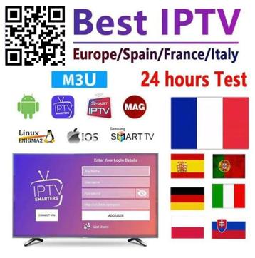Abonnement IPTV 4K - Sport, Films & Series beschikbaar voor biedingen