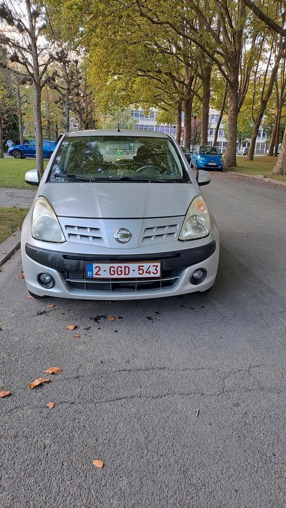 Nissan, Auto's, Nissan, Particulier, Pixo, Benzine, Euro 5, Stadsauto, 5 deurs, Handgeschakeld, Zilver of Grijs, Zwart, Stof, Voorwielaandrijving