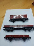 Marklin Ho set van 3 nieuwe goederenwagens, Wisselstroom, Ophalen of Verzenden, Analoog, Märklin