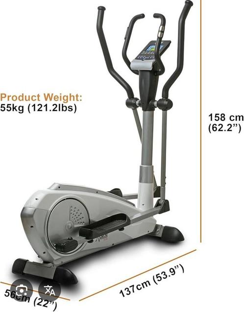 Vélo Elliptique  Dunlop XC-120, Sport en Fitness, Fitnessapparatuur, Zo goed als nieuw, Crosstrainer, Ophalen