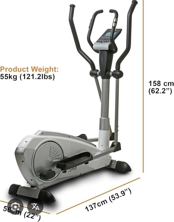 Vélo Elliptique  Dunlop XC-120, Sport en Fitness, Fitnessapparatuur, Zo goed als nieuw, Crosstrainer, Ophalen