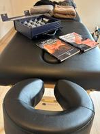 Massagetafel + toebehoren, Sport en Fitness, Ophalen, Zo goed als nieuw, Massagetafel