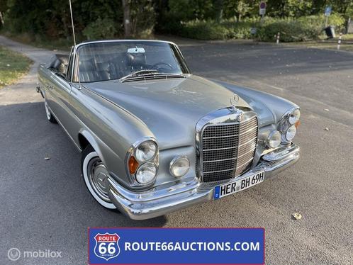 Mercedes 280 SE 1969 | Route 66 auctions, Auto's, Oldtimers, Bedrijf, Te koop, Open dak, Mercedes-Benz, Benzine, Cabriolet, 2 deurs