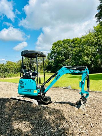 2T minigraafmachine Kubota 250H-motor beschikbaar voor biedingen