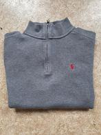 Pull ralph lauren 1/4 zip gris taille XS, Enlèvement ou Envoi, Rouge