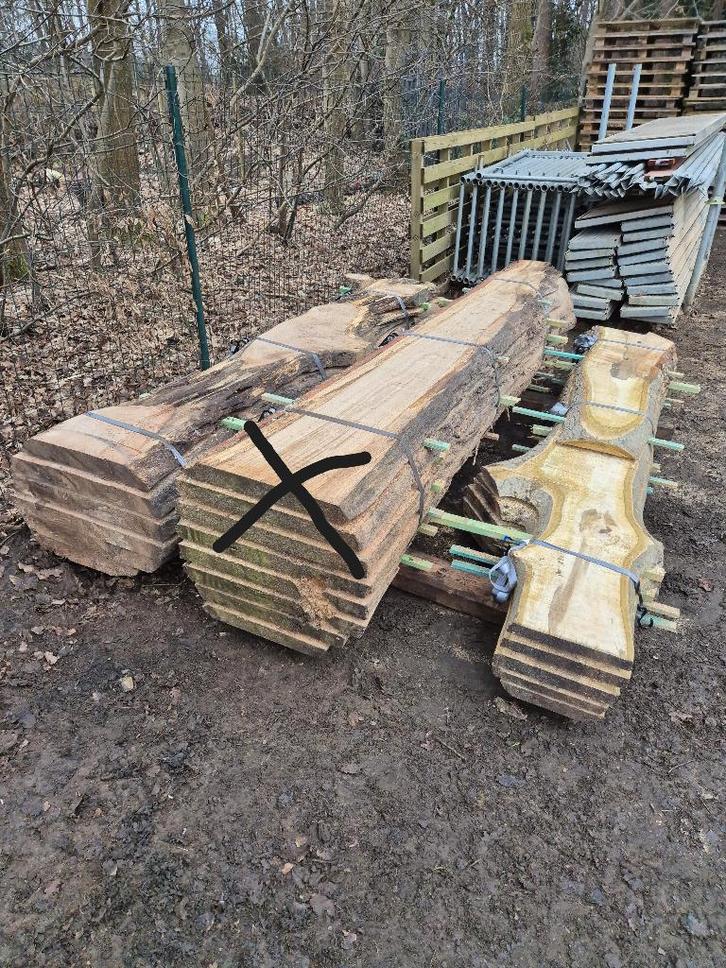 schaaldelen eik/notelaar, Doe-het-zelf en Bouw, Hout en Planken, Ophalen