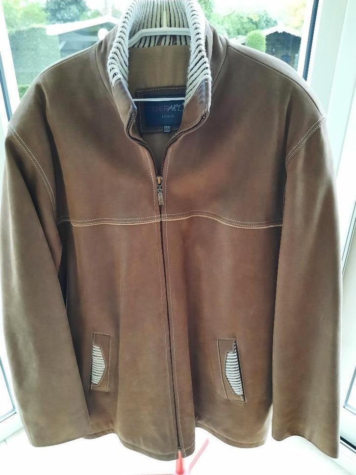 Mooie jas DERART - 52, Vêtements | Hommes, Vestes | Hiver, Comme neuf, Taille 52/54 (L), Brun, Enlèvement ou Envoi