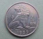 1939 1 frank NL, Verzenden, Metaal, Losse munt