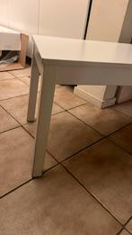 Zitbank of bijzettafeltje wit, Ophalen, Gebruikt, Rechthoekig