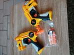 2 nerf pistolen, Ophalen of Verzenden, Zo goed als nieuw