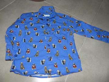 Petit Filou blauw hemdje jongen - maat 86, Kinderen en Baby's, Ophalen of Verzenden, Zo goed als nieuw, Jongetje, Shirtje of Longsleeve