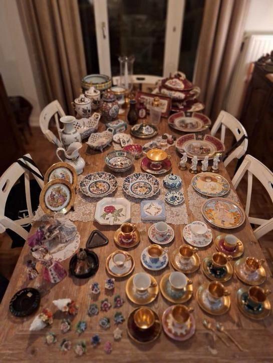 Antiek servies porselein 1921 karlsbader, Limoges, Japan, Antiek en Kunst, Antiek | Servies compleet, Ophalen