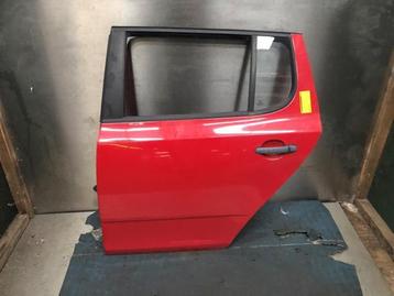 Portière 4portes arrière gauche d'un Skoda Fabia (F3K), Enlèvement ou Envoi, 3 mois de garantie, Utilisé, Skoda