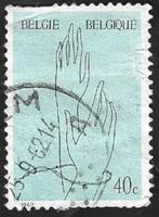 Postzegel België 1962 Slachtoffers concentratiekampen, Postzegels en Munten, Frankeerzegel, Ophalen of Verzenden, Gestempeld, Gestempeld