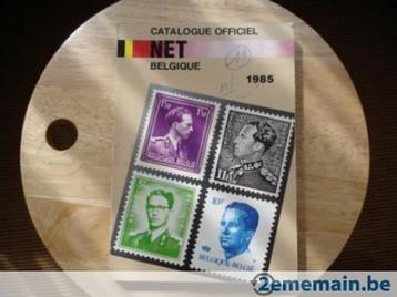 Catalogue officiel timbres Belgique 1985 disponible aux enchères