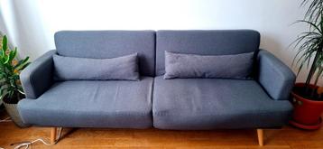 Canapé lit 4 places gris, 75 à 100 cm, Banc droit, Enlèvement, Utilisé