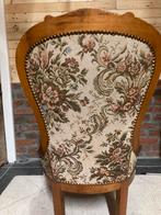 Vintage stoelen - 2 stuks, Ophalen, Bruin, Hout, Twee