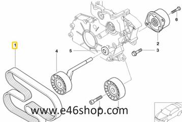 Multiriem BMW E46 320D oe 12311268675 org nieuw bmw 