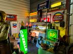 Oude reclame lichtbakken op voorraad, Ophalen of Verzenden, Gebruikt, Lichtbak of (neon) lamp