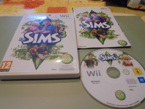 WII De Sims 3 (CIB) (orig), Games en Spelcomputers, Games | Nintendo Wii, Zo goed als nieuw, 3 spelers of meer, Vanaf 12 jaar