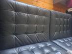 Lederen zetel 2-zit, Huis en Inrichting, Ophalen, Gebruikt, 150 tot 200 cm, Tweepersoons