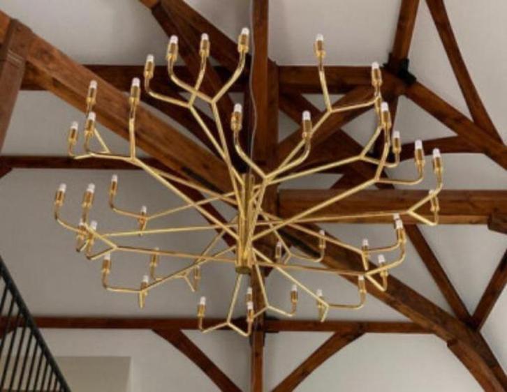 Kroonluchter Axis - Grand Siecle, Huis en Inrichting, Lampen | Kroonluchters, Zo goed als nieuw, Metaal, Ophalen