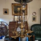 Bronze antiek  lust olie lustr   1 metr  lang  75 cm breed, Antiquités & Art, Antiquités | Éclairage, Enlèvement