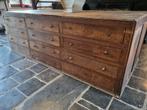 Massief houten ladekast (art.:129/25)GRATIS LEVERING