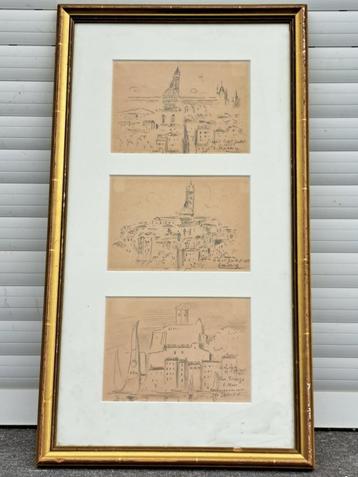 3 dessin signe a mulliez beschikbaar voor biedingen