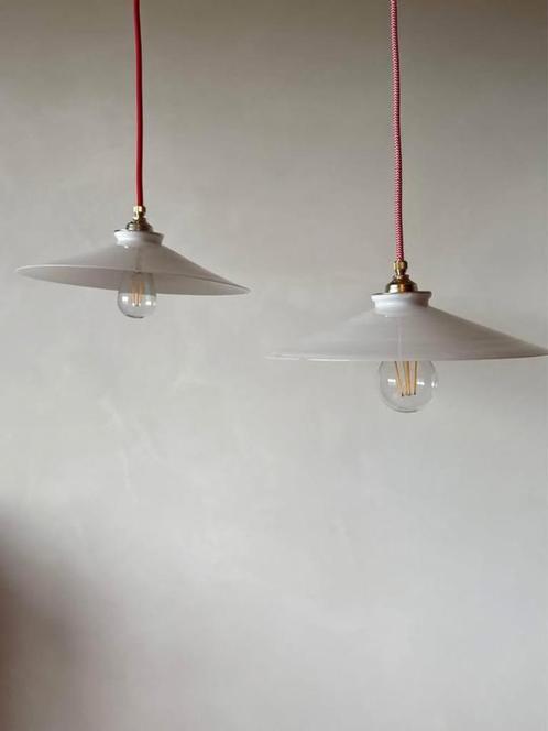 Vintage opaline witte lampen, Antiek en Kunst, Antiek | Verlichting, Ophalen