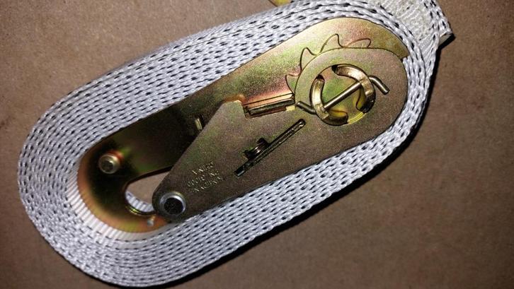 spanbanden met ratel en snelhaak, Auto diversen, Aanhangwagen-onderdelen, Nieuw, Ophalen