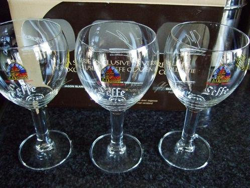 La collection exclusive de verres LEFFE, Collections, Marques de bière, Neuf, Verre ou Verres, Leffe, Enlèvement