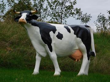 Beeld Koe XXL - 147 x 205 cm - Polystone beschikbaar voor biedingen