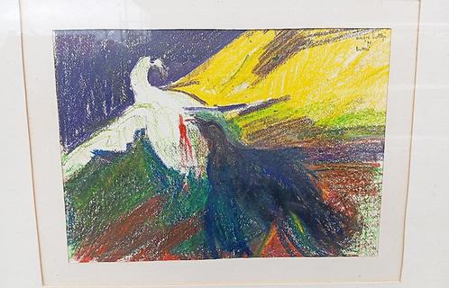 schilderij André Bulthé 1973, Antiek en Kunst, Kunst | Schilderijen | Klassiek, Ophalen of Verzenden