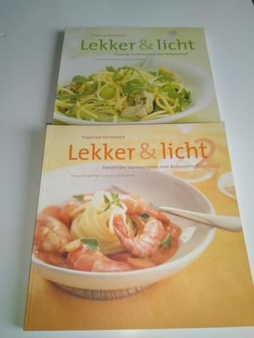 2 Boeken : Lekker en Licht 1 en 2 Vermeiren Francine, Enlèvement ou Envoi, Comme neuf, Vermeiren francine