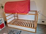 Lit réversible IKEA KURA 90x200 avec ciel rose, Enlèvement, Utilisé, Lit mezzanine