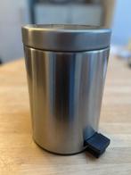 Poubelle Inox BRABANTIA. 3L à pédale, Ophalen, Inox, Met pedaal