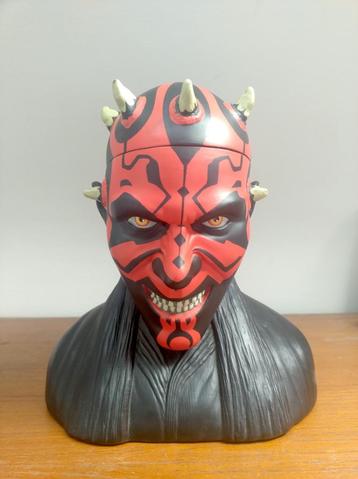 VINTAGE 90'S STAR WARS DARTH MAUL BUSTE beschikbaar voor biedingen