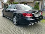 Mercedes E 220 d AMG LINE NAVI PDC LED, Automaat, 4 deurs, Leder en Stof, Zwart