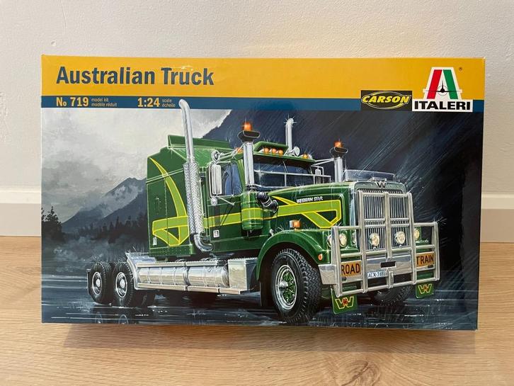 Italeri Australian Truck #0719 1/24, Hobby en Vrije tijd, Modelbouw | Auto's en Voertuigen, Zo goed als nieuw, Truck, Groter dan 1:32