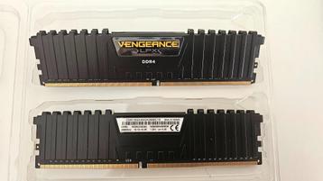 RAM Corsair Vengeance LPX 2x8 GB DDR4 CMK16GX4M2A2666C16, Informatique & Logiciels, Mémoire RAM, Enlèvement ou Envoi, DDR4, Utilisé