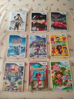 Wii spelletjes: F1,Tomb raider,cars,Dora,ski,dance,..., Ophalen of Verzenden, Gebruikt