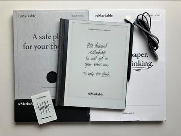 Remarkable 2 (16GB) + Book Folio + Marker Plus, Informatique & Logiciels, Enlèvement, Comme neuf