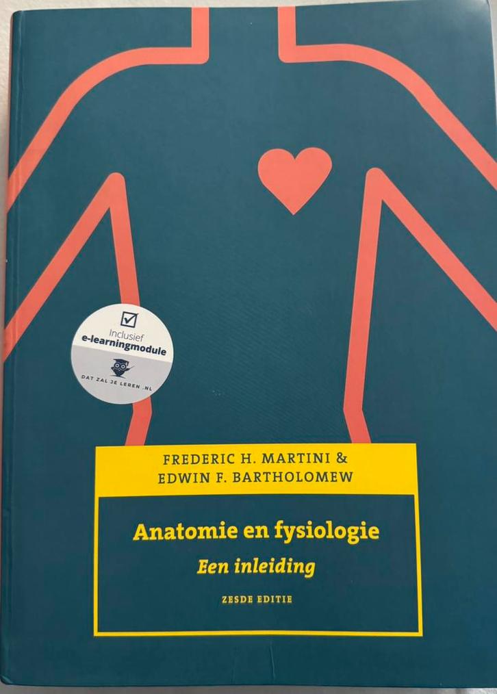 Frederic H. Martini - Anatomie en fysiologie, een inleiding, Boeken, Schoolboeken, Nederlands, Ophalen