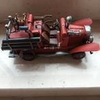 Oude brandweer wagen rood, Antiek en Kunst, Ophalen of Verzenden