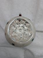 Grote oude glazen kerstbal - deukbal, Diversen, Kerst, Verzenden, Gebruikt