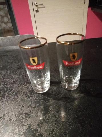 2 verres à bière Piedboeuf 25 cl