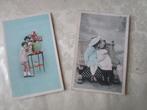 2 Vintage Postkaarten " Kinderen", Collections, Cartes postales | Thème, Affranchie, Enfants, Enlèvement ou Envoi