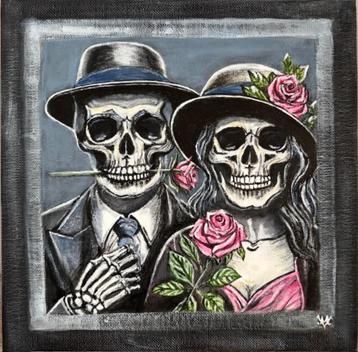 Haloween schilderij beschikbaar voor biedingen